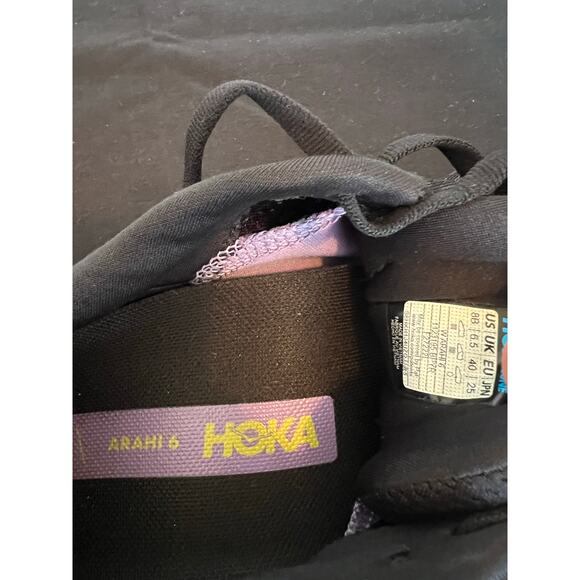 HOKA ARAHI 6 EVERYDAY STABILITY WALKING RUNNING  1123195-BPYR SHOES WOMENS S 
8B - Picture 7 of 11